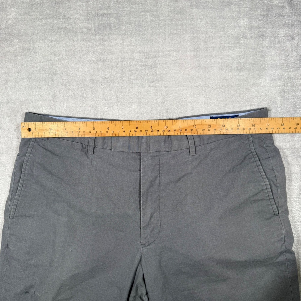 Polo Ralph Lauren Pants Mens 34x32 Gray CHino Straight Fit Stretch Cotton Casual - Picture 11 of 12